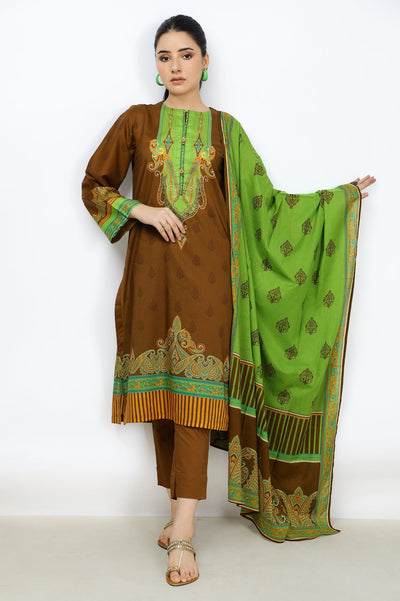 Women Stitched 3 Pcs Suit - Diners