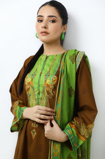 Women Stitched 3 Pcs Suit - Diners