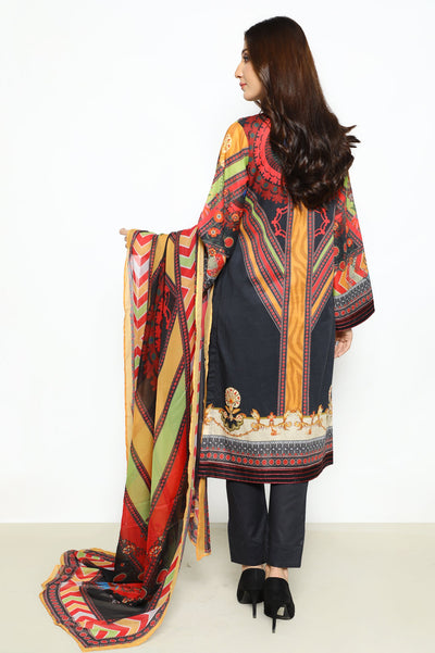 Women Stitched 3 Pcs Suit - Diners