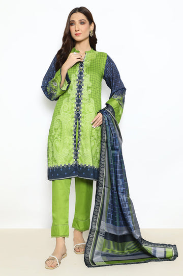 Women Stitched 3 Pcs Suit - Diners