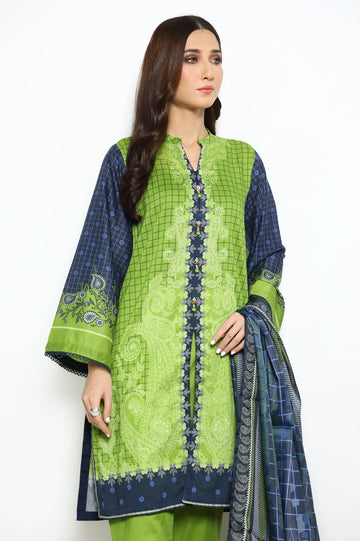 Women Stitched 3 Pcs Suit - Diners