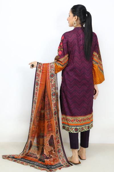 Women Stitched 3 Pcs Suit - Diners