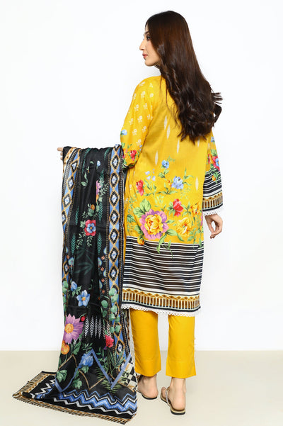 Women Stitched 3 Pcs Suit - Diners