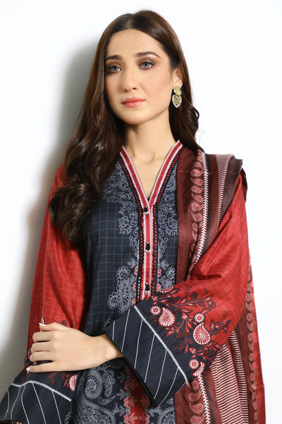 Women Stitched 3 Pcs Suit - Diners