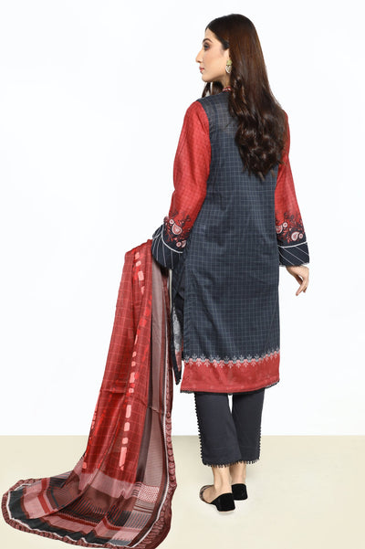 Women Stitched 3 Pcs Suit - Diners