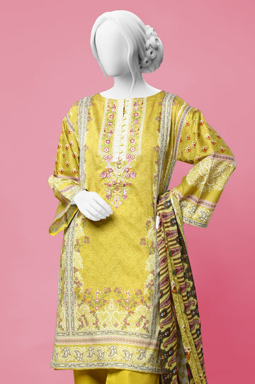 Women Stitched 3 Pcs Suit - Diners