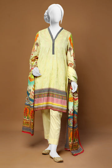 Women Stitched 3 Pcs Suit - Diners