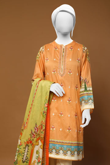 Women Stitched 3 Pcs Suit - Diners