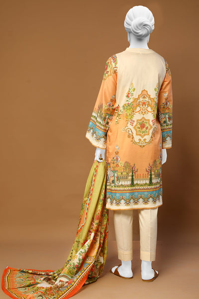 Women Stitched 3 Pcs Suit - Diners