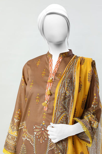 Women Stitched 3 Pcs Suit - Diners