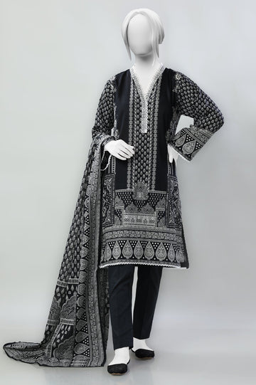 Women Stitched 3 Pcs Suit - Diners