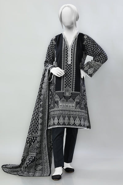 Women Stitched 3 Pcs Suit - Diners