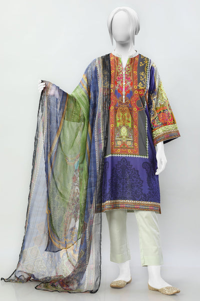 Women Stitched 3 Pcs Suit - Diners