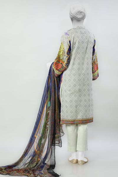 Women Stitched 3 Pcs Suit - Diners