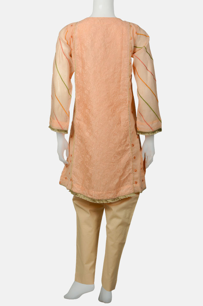 Embroided Shirt WKF0036-Peach - Diners