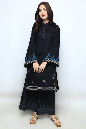 Women Stitched Kurti SKU: WKL1099-BLACK - Diners