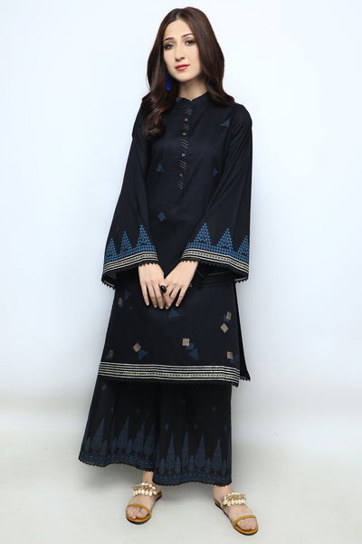 Women Stitched Kurti SKU: WKL1099-BLACK - Diners