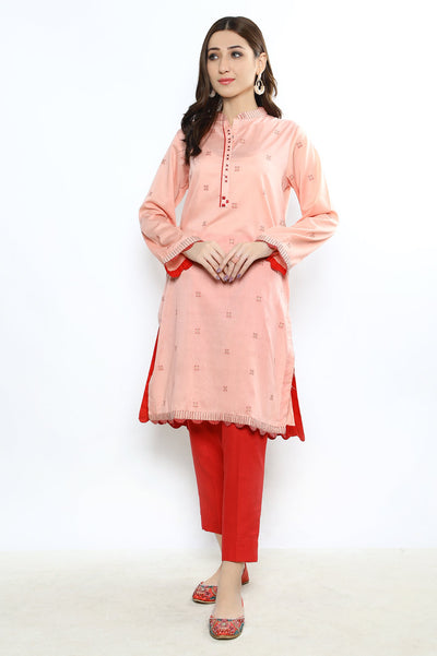 Women Stitched Kurti SKU: WKL0791-PINK - Diners