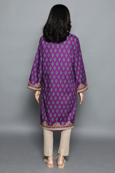 Women Stitched Kurti SKU: WKL1029-PURPLE - Diners