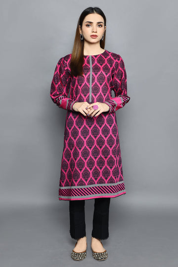 Women Stitched Kurti SKU: WKL1074-PINK - Diners