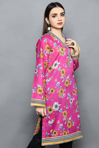 Women Stitched Kurti SKU: WKL1082-PINK - Diners