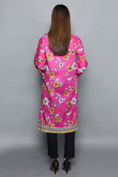 Women Stitched Kurti SKU: WKL1082-PINK - Diners