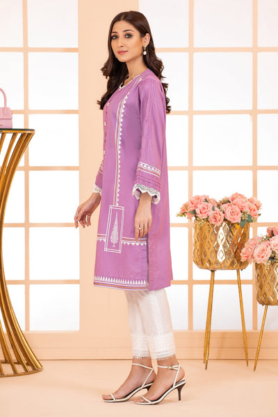 Women Stitched Kurti SKU: WKL1092-L-PURPLE - Diners