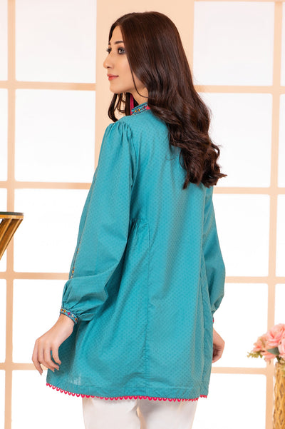 Women Stitched Kurti SKU: WKL1111-C-GREEN - Diners