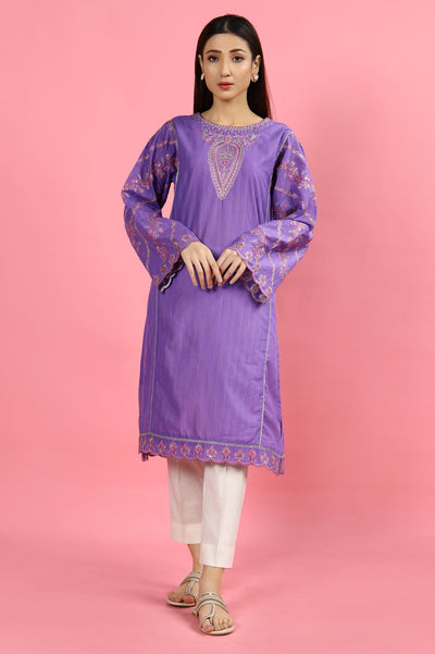 Embroidered Stitched Kurti - Diners