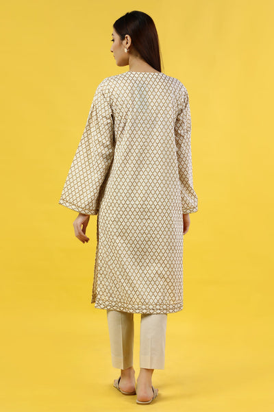 Printed Stitched Kurti - Diners