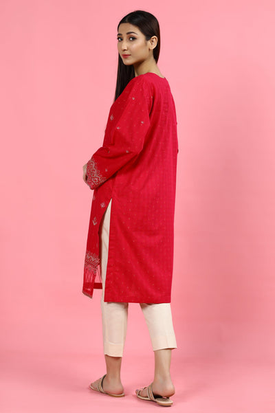 Embroidered Stitched Kurti - Diners