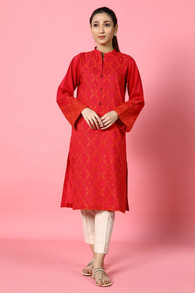 Embroidered Stitched Kurti - Diners