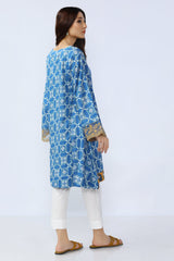 Printed Embroidered Stitched Kurti - Diners