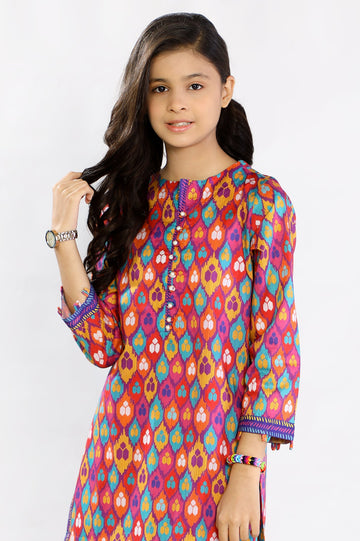Lawn Purple Teens Kurti From Diners