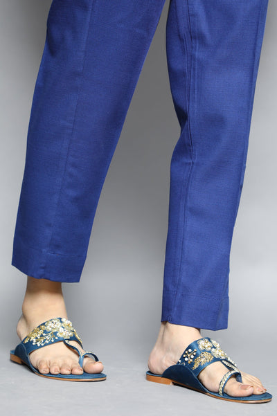 Ladies Trouser SKU: WTR0311-N-BLUE - Diners