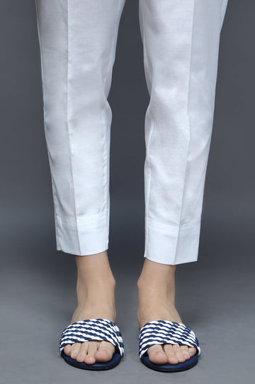 Ladies Trouser SKU: WTR0351-OFFWHITE - Diners