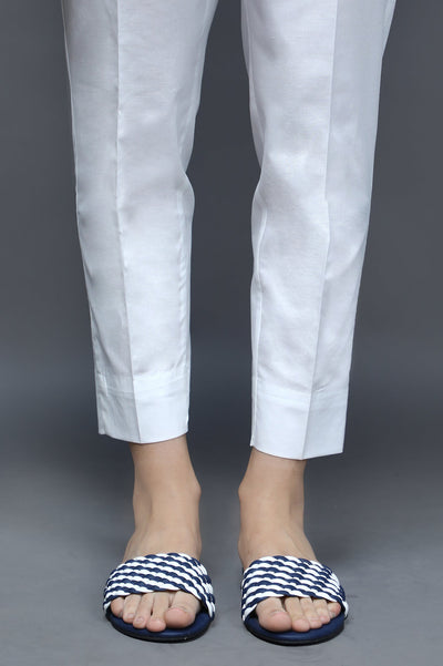 Ladies Trouser SKU: WTR0351-OFFWHITE - Diners