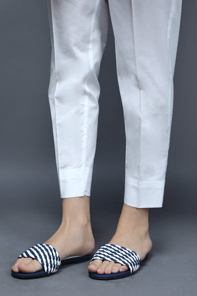 Ladies Trouser SKU: WTR0351-OFFWHITE - Diners