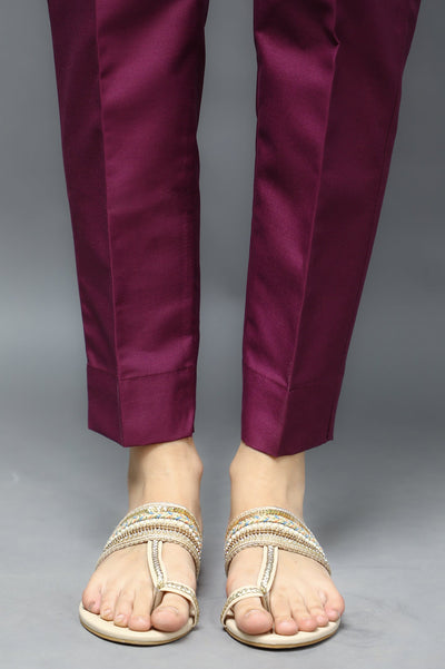 Ladies Trouser SKU: WTR0361-PURPLE - Diners