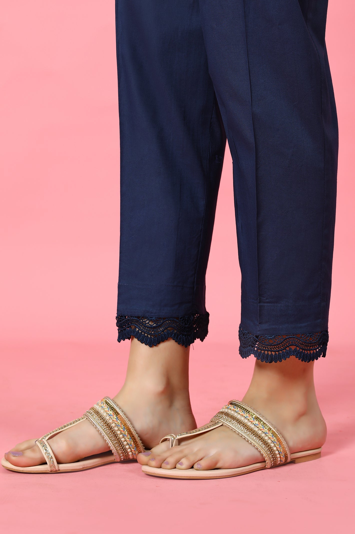 Blue Lace Trouser - Diners