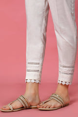 White Lace Trouser - Diners