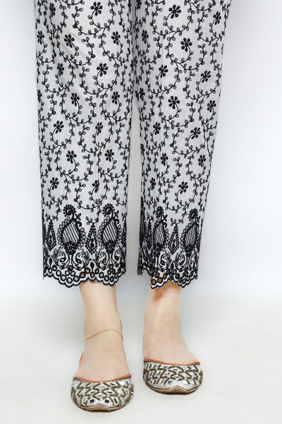 Ladies Trouser SKU: WTS0230-OFFWHITE - Diners