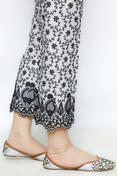 Ladies Trouser SKU: WTS0230-OFFWHITE - Diners