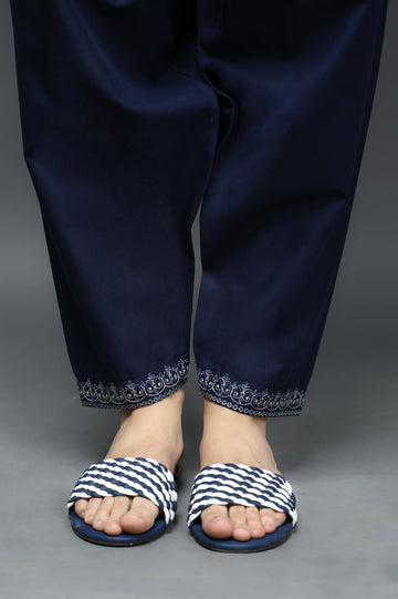 Ladies Trouser SKU: WTS0343-N-BLUE - Diners