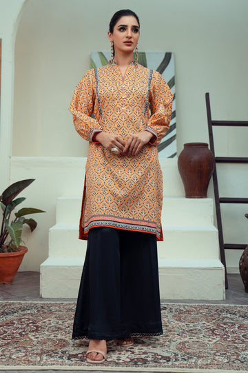Unstitched 1 Piece Lawn Printed Shirt - Diners