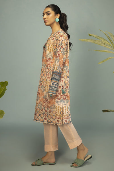 Unstitched 1 Piece Lawn Digital Printed Shirt - Diners
