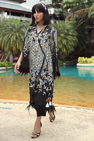 Unstitched 1 Piece Lawn Digital Printed Shirt - Diners