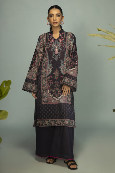 Unstitched 1 Piece Lawn Digital Printed Shirt - Diners