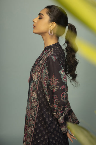 Unstitched 1 Piece Lawn Digital Printed Shirt - Diners