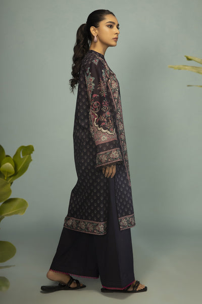 Unstitched 1 Piece Lawn Digital Printed Shirt - Diners